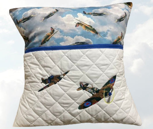 Reading Cushion - Spitfire and Hurricane