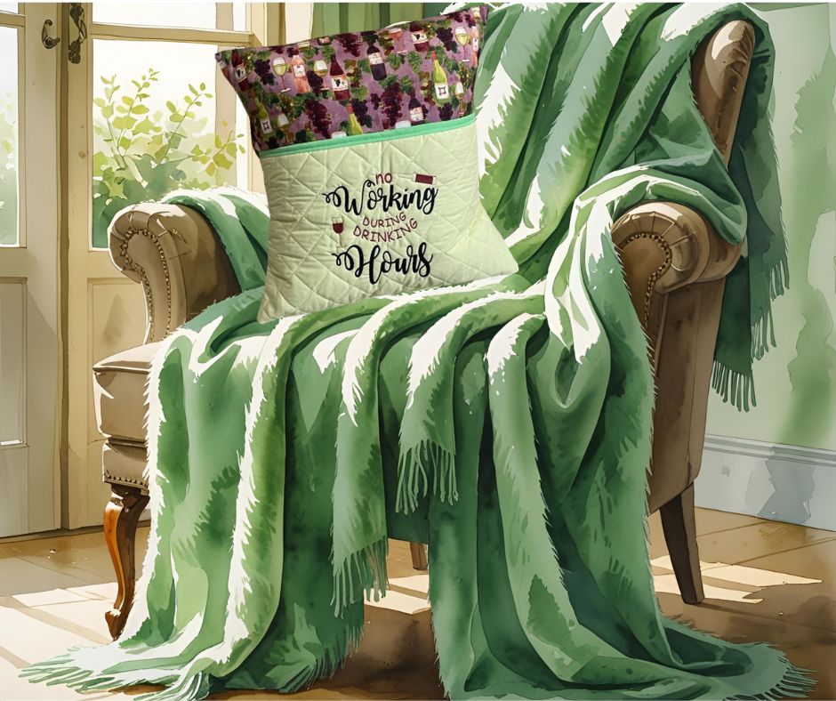 Reading Cushion - Drinking Hours