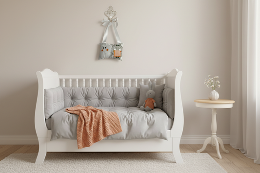 Handmade Tooth Fairy Cushion. White satin cushion and ribbon give a luxurious feel to this item. It depicts a large smiling tooth, and has an orange pocket on top of a panel of the popular Miffy bunny character.

The pocket is ideal for one or more baby teeth, and is big enough for the tooth fairy to leave one or two coins in return.

Please note: This item is a fun, practical decoration - it is NOT suitable as a toy.