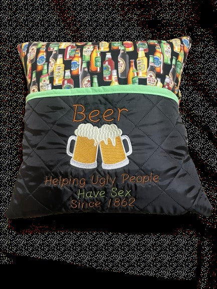 Reading Cushion - Beer (ugly)