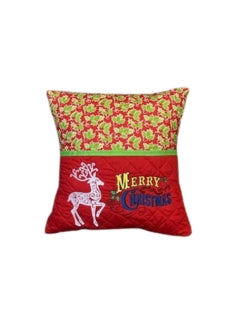 Filigree-style Deer with Merry Christmas - Christmas Cushion