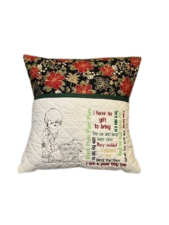 Drummer Boy Christmas cushion